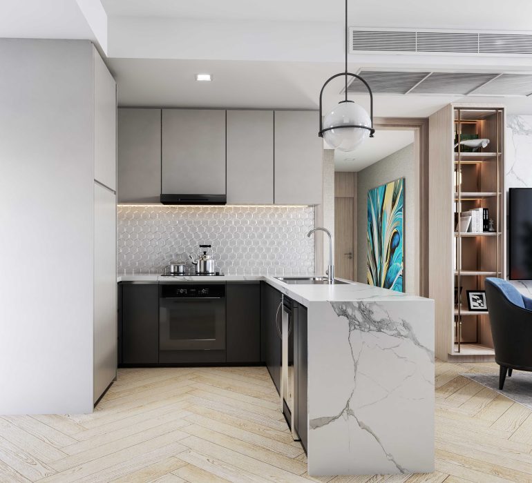 601 CONTEMPORARY TYPE KITCHEN